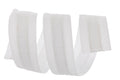 Rimpelband 25 mm breed terlenca wit en transparant