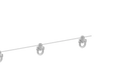 Wave glijders smalspoor 60% 8 cm per meter op koord
