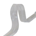 Ringetjesband voor vouwgordijnen 16 mm breed transparant