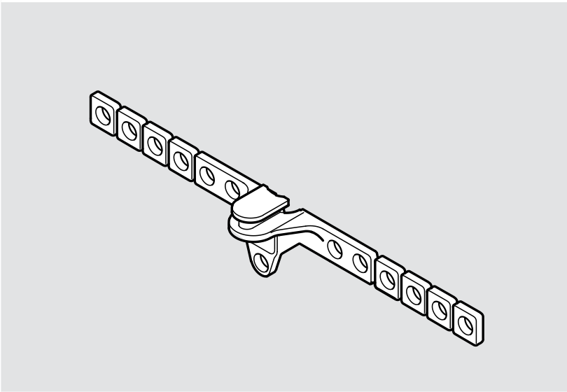 Wave Voorloper wit of zwart per stuk voor diverse breedte maten (breedspoor (U) rails)