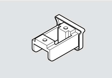Eindstop schroef 14 mm rails leverbaar Zwart, Wit en Grijs