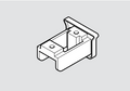 Eindstop schroef 14 mm rails leverbaar Zwart, Wit en Grijs