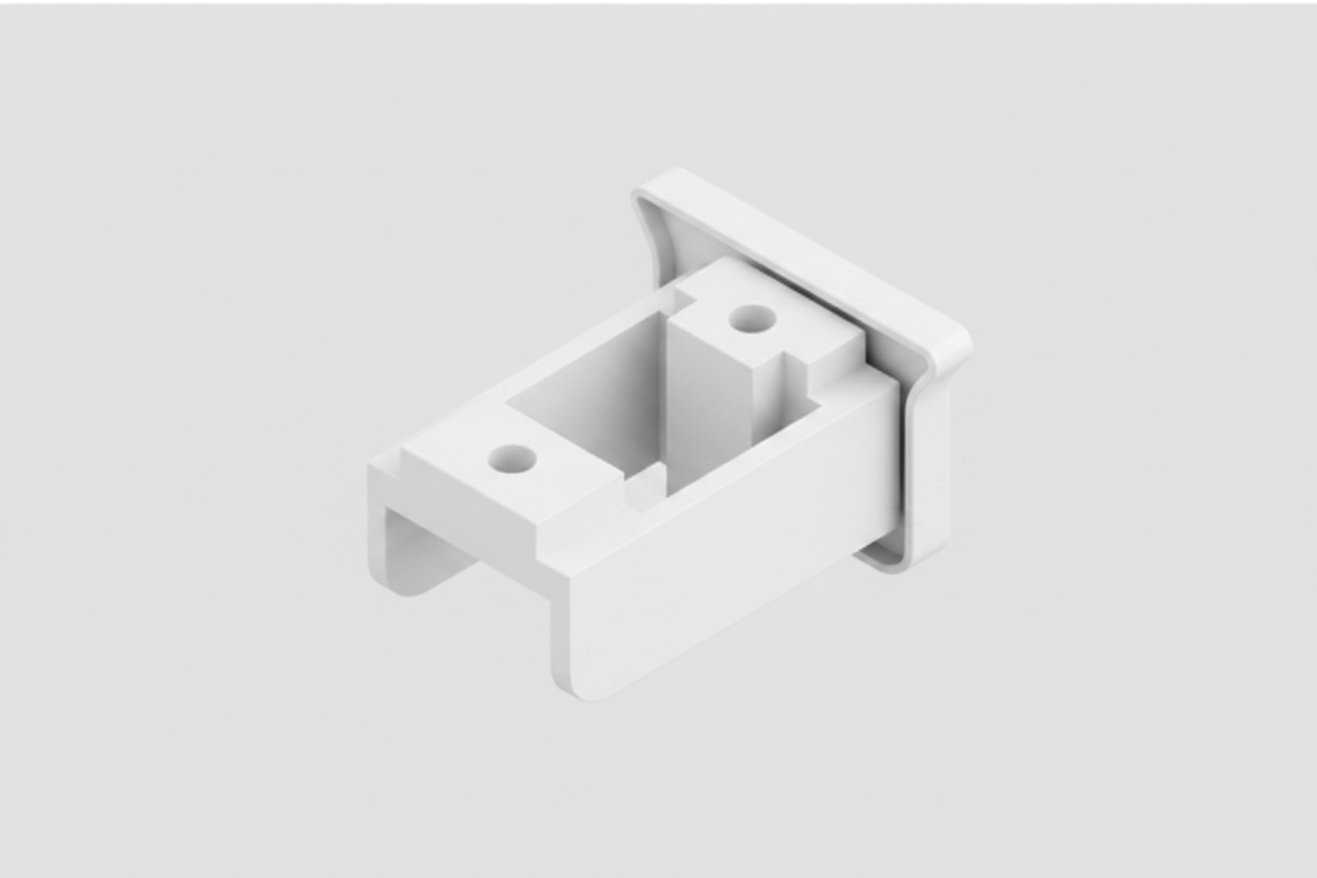 Eindstop schroef 14 mm rails leverbaar Zwart, Wit en Grijs