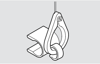 Baleinclip met (eind)-ring